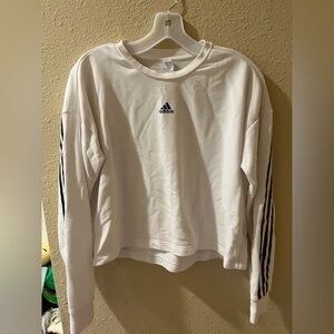 Adidas White Crew-neck